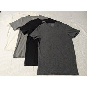 Express 4 Men's T-Shirt Lot (Medium) Black - Gray - White - Charcoal
